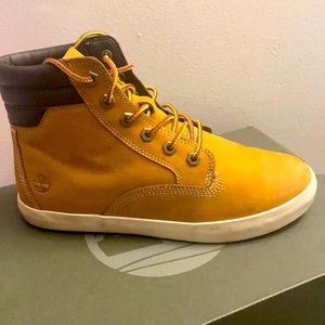 Timberland Shoes | Womens Timberland Dausette Sneaker Boot. Size 8.5 | Color: Orange/Brown | Size: 8.5 | Pm-08245885's Closet
